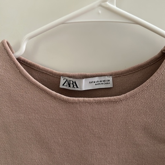 Zara Crop Top with Boning and Shoulder Pads - Picture 4 of 7